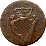 UK 1/2 Penny North Wales - Sr Bevois ND (1795-1800)  * NORTH . * . * WALES * coin reverse UK 1/2 Penny North Wales - Sr Bevois ND (1795-1800)  * NORTH . * . * WALES * coin reverse
