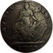 UK 1/2 Penny North Wales - W. Williams 1799  NORTH WALES coin reverse UK 1/2 Penny North Wales - W. Williams 1799  NORTH WALES coin reverse