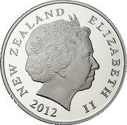 New Zealand $1 50th years of friendship - New Zealand and Samoa 2012 Proof KM# 354 NEW ZEALAND ELIZABETH II 2012 coin obverse New Zealand $1 50th years of friendship - New Zealand and Samoa 2012 Proof KM# 354 NEW ZEALAND ELIZABETH II 2012 coin obverse