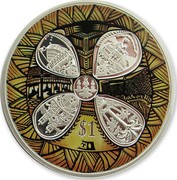 New Zealand $1 50th years of friendship - New Zealand and Samoa 2012 Proof KM# 354 $1 coin reverse New Zealand $1 50th years of friendship - New Zealand and Samoa 2012 Proof KM# 354 $1 coin reverse