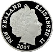 New Zealand $1 Aoraki 2007 Proof KM# 232 NEW ZEALAND - ELIZABETH II coin obverse New Zealand $1 Aoraki 2007 Proof KM# 232 NEW ZEALAND - ELIZABETH II coin obverse