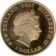 New Zealand 1 Dollar Anzac 2005 Proof KM# 157 NEW ZEALAND 2005 ELIZABETH II 1 DOLLAR IRB coin obverse New Zealand 1 Dollar Anzac 2005 Proof KM# 157 NEW ZEALAND 2005 ELIZABETH II 1 DOLLAR IRB coin obverse