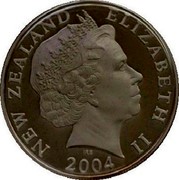 New Zealand 1 Dollar Little spotted kiwi 2004 (c) KM# 152 NEW ZEALAND ELIZABETH II 2004 IRB coin obverse New Zealand 1 Dollar Little spotted kiwi 2004 (c) KM# 152 NEW ZEALAND ELIZABETH II 2004 IRB coin obverse