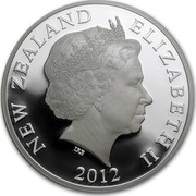 New Zealand $1 Elrond 2012 Proof KM# 360 NEW ZEALAND ELIZABETH II 2012 IRB coin obverse New Zealand $1 Elrond 2012 Proof KM# 360 NEW ZEALAND ELIZABETH II 2012 IRB coin obverse