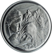 New Zealand $1 Flight to Ford 2003 (l) Proof KM# 249 $1 coin reverse New Zealand $1 Flight to Ford 2003 (l) Proof KM# 249 $1 coin reverse