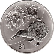 New Zealand $1 (Kiwi Treasures) KM# 350 $1 coin reverse New Zealand $1 (Kiwi Treasures) KM# 350 $1 coin reverse