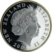 New Zealand $1 Lord of the Rings 2003 (l) Proof KM# 141a NEW ZEALAND ELIZABETH II 2003 IRB coin obverse New Zealand $1 Lord of the Rings 2003 (l) Proof KM# 141a NEW ZEALAND ELIZABETH II 2003 IRB coin obverse