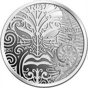 New Zealand $1 Maori Art - Koru 2013 Proof KM# 373 KORU $1 coin reverse New Zealand $1 Maori Art - Koru 2013 Proof KM# 373 KORU $1 coin reverse