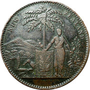 New Zealand 1 Penny Milner & Thompson 1881 KM# Tn50 NEW ZEALAND coin reverse New Zealand 1 Penny Milner & Thompson 1881 KM# Tn50 NEW ZEALAND coin reverse