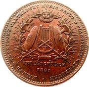 New Zealand 1 Penny Milner & Thomson / Christchurch 1881 KM# Tn48 ADVANCE NEW ZEALAND coin reverse New Zealand 1 Penny Milner & Thomson / Christchurch 1881 KM# Tn48 ADVANCE NEW ZEALAND coin reverse