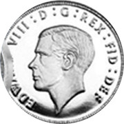 UK 1 Penny The King Edward VIII Maundy Pattern 2016 EDWARVDS VIII : D : G : REX : FID : DEF coin obverse UK 1 Penny The King Edward VIII Maundy Pattern 2016 EDWARVDS VIII : D : G : REX : FID : DEF coin obverse