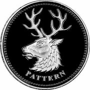 UK 1 Pound Irish White Hart 2004 X# Pn159 PATTERN coin reverse UK 1 Pound Irish White Hart 2004 X# Pn159 PATTERN coin reverse