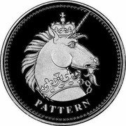 UK 1 Pound Scottish Unicorn 2004 X# Pn161 PATTERN coin reverse UK 1 Pound Scottish Unicorn 2004 X# Pn161 PATTERN coin reverse