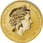 New Zealand $1 Sir Edmund Hillary 2008 (w) KM# 321 NEW ZEALAND ELIZABETH II 2008 IRB coin obverse New Zealand $1 Sir Edmund Hillary 2008 (w) KM# 321 NEW ZEALAND ELIZABETH II 2008 IRB coin obverse