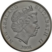 New Zealand $1 Sir Edmund Hillary 2008 (w) Proof KM# 311 NEW ZEALAND ELIZABETH II 2008 IRB coin obverse New Zealand $1 Sir Edmund Hillary 2008 (w) Proof KM# 311 NEW ZEALAND ELIZABETH II 2008 IRB coin obverse