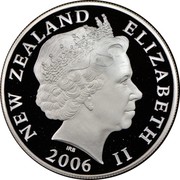 New Zealand $1 The Witch 2006 (c) Proof KM# 285 NEW ZEALAND ELIZABETH II 2006 IRB coin obverse
