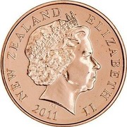 New Zealand 10 Cents 2011 (u) Proof KM# 117b Decimal Coins NEW ZEALAND ELIZABETH II *YEAR* IRB coin obverse New Zealand 10 Cents 2011 (u) Proof KM# 117b Decimal Coins NEW ZEALAND ELIZABETH II *YEAR* IRB coin obverse