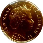 New Zealand 10 Cents Elizabeth II 2012 (u) Proof KM# 117d NEW ZEALAND ELIZABETH II IRB 2012 coin obverse New Zealand 10 Cents Elizabeth II 2012 (u) Proof KM# 117d NEW ZEALAND ELIZABETH II IRB 2012 coin obverse