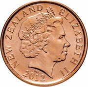 New Zealand 10 Cents Koruru 2012 KM# 117a NEW ZEALAND ELIZABETH II 2006 IRB coin obverse New Zealand 10 Cents Koruru 2012 KM# 117a NEW ZEALAND ELIZABETH II 2006 IRB coin obverse