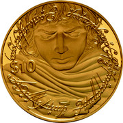 New Zealand $10 Lord of the Rings - Frodo 2003 (l) Proof KM# 270 $10 coin reverse New Zealand $10 Lord of the Rings - Frodo 2003 (l) Proof KM# 270 $10 coin reverse
