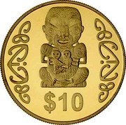 New Zealand $10 (Pukaki) KM# 275 $10 coin reverse New Zealand $10 (Pukaki) KM# 275 $10 coin reverse