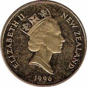 New Zealand $10 Sinking of the General Grant 1996 (l) Prooflike KM# 98 NEW ZEALAND ELIZABETH II 1996 RDM coin obverse New Zealand $10 Sinking of the General Grant 1996 (l) Prooflike KM# 98 NEW ZEALAND ELIZABETH II 1996 RDM coin obverse
