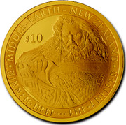 New Zealand $10 Thorin Oakenshield 2012 Proof KM# 370 MIDDLE-EARTH - NEW ZEALAND $10 coin reverse New Zealand $10 Thorin Oakenshield 2012 Proof KM# 370 MIDDLE-EARTH - NEW ZEALAND $10 coin reverse