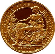 UK 100 Pounds Britannia 2005 British Royal Mint Proof KM# 1071 ONE OUNCE FINE GOLD 2005 BRITANNIA PN coin reverse UK 100 Pounds Britannia 2005 British Royal Mint Proof KM# 1071 ONE OUNCE FINE GOLD 2005 BRITANNIA PN coin reverse