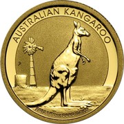 Australia 15 Dollars Australian Kangaroo 2012 AUSTRALIAN KANGAROO 2012 1/10 OZ 9999 GOLD P WR coin reverse Australia 15 Dollars Australian Kangaroo 2012 AUSTRALIAN KANGAROO 2012 1/10 OZ 9999 GOLD P WR coin reverse