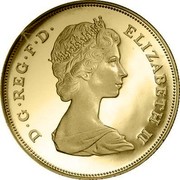 UK 25 Pence Wedding of Prince Charles & Lady Diana 1981 ELIZABETH II D∙G∙REG∙F∙D∙ coin obverse UK 25 Pence Wedding of Prince Charles & Lady Diana 1981 ELIZABETH II D∙G∙REG∙F∙D∙ coin obverse