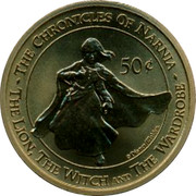 New Zealand 50¢ Narnia - Lucy 2006 (c) Proof KM# 282 -THE CHRONICLES OF NARNIA - THE LION, THE WITCH AND THE WARDROBE 50¢ ©DISNEY/WALDEN. coin reverse New Zealand 50¢ Narnia - Lucy 2006 (c) Proof KM# 282 -THE CHRONICLES OF NARNIA - THE LION, THE WITCH AND THE WARDROBE 50¢ ©DISNEY/WALDEN. coin reverse