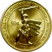 New Zealand 50¢ Narnia - Peter 2006 (c) KM# 279 -THE CHRONICLES OF NARNIA - THE LION, THE WITCH AND THE WARDROBE 50¢ ©DISNEY/WALDEN. coin reverse New Zealand 50¢ Narnia - Peter 2006 (c) KM# 279 -THE CHRONICLES OF NARNIA - THE LION, THE WITCH AND THE WARDROBE 50¢ ©DISNEY/WALDEN. coin reverse