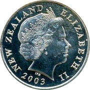 New Zealand 50C Pippin 2003 (l) KM# 239 NEW ZEALAND ELIZABETH II 2003 IRB coin obverse New Zealand 50C Pippin 2003 (l) KM# 239 NEW ZEALAND ELIZABETH II 2003 IRB coin obverse