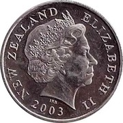 New Zealand 50C Saruman 2003 (l) KM# 140 NEW ZEALAND ELIZABETH II 2003 IRB coin obverse New Zealand 50C Saruman 2003 (l) KM# 140 NEW ZEALAND ELIZABETH II 2003 IRB coin obverse