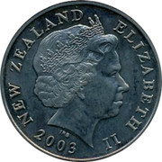 New Zealand 50C Sauron 2003 (l) KM# 139 NEW ZEALAND ELIZABETH II 2003 IRB coin obverse New Zealand 50C Sauron 2003 (l) KM# 139 NEW ZEALAND ELIZABETH II 2003 IRB coin obverse