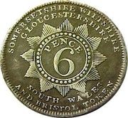 UK 6 Pence Somersetshire - Bristol / W. Sheppard 1811  SOMERSETSHIRE WILTSHIRE GLOUCESTERSHIRE SOUTH WALES AND BRISTOL TOKEN PENCE 6 coin reverse UK 6 Pence Somersetshire - Bristol / W. Sheppard 1811  SOMERSETSHIRE WILTSHIRE GLOUCESTERSHIRE SOUTH WALES AND BRISTOL TOKEN PENCE 6 coin reverse