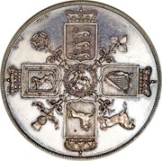 UK Crown Pattern 1820 KM# PnB80 HONI SOIT QUI MAL Y PENSE coin reverse UK Crown Pattern 1820 KM# PnB80 HONI SOIT QUI MAL Y PENSE coin reverse