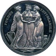 UK Crown Three Graces 1817 KM# PnB77 FOEDUS INVIOLABLE W.WYON coin reverse UK Crown Three Graces 1817 KM# PnB77 FOEDUS INVIOLABLE W.WYON coin reverse