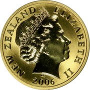 New Zealand Dollar Queen's 80th birthday 2006 KM# 289 NEW ZEALAND ELIZABETH II 2006 coin obverse