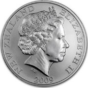 New Zealand Dollar Icons of New Zealand 2009 (m) KM# 322 NEW ZEALAND ELIZABETH II 2009 coin obverse New Zealand Dollar Icons of New Zealand 2009 (m) KM# 322 NEW ZEALAND ELIZABETH II 2009 coin obverse