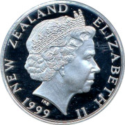 New Zealand Five Dollars Wellington Harbour Capital 1999 (v) KM# 123 NEW ZEALAND ELIZABETH II 1999 IRB coin obverse New Zealand Five Dollars Wellington Harbour Capital 1999 (v) KM# 123 NEW ZEALAND ELIZABETH II 1999 IRB coin obverse