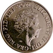 UK Five Pence Royal Shield of Arms 2021 KM# 1334 2016 ELIZABETH II DEI GRA REG FID DEF J.C coin obverse UK Five Pence Royal Shield of Arms 2021 KM# 1334 2016 ELIZABETH II DEI GRA REG FID DEF J.C coin obverse