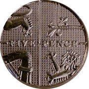 UK Five Pence Royal Shield of Arms 2021 KM# 1334 FIVE PENCE coin reverse UK Five Pence Royal Shield of Arms 2021 KM# 1334 FIVE PENCE coin reverse