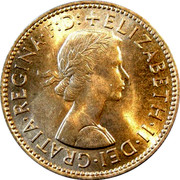 New Zealand Half Penny 1965 KM# A23 Pre-Decimal coins +ELIZABETH∙II∙DEI∙GRATIA∙REGINA∙F:D: coin obverse New Zealand Half Penny 1965 KM# A23 Pre-Decimal coins +ELIZABETH∙II∙DEI∙GRATIA∙REGINA∙F:D: coin obverse