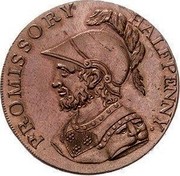 UK Halfpenny Hampshire - Gosport / J. Jordan 1794  PROMISSORY HALFPENNY. coin obverse UK Halfpenny Hampshire - Gosport / J. Jordan 1794  PROMISSORY HALFPENNY. coin obverse