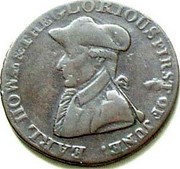 UK Halfpenny (Lancashire - Liverpool / Earl Howe) LIVERPOOL HALFPENNY coin obverse UK Halfpenny (Lancashire - Liverpool / Earl Howe) LIVERPOOL HALFPENNY coin obverse
