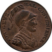 UK Halfpenny Middlesex - For General Convenience 1795  FOR GENE- RAL CONVENIENCE coin obverse UK Halfpenny Middlesex - For General Convenience 1795  FOR GENE- RAL CONVENIENCE coin obverse