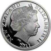 New Zealand One Dollar All Blacks Rugby) 2011 (m) KM# 343 NEW ZEALAND ELIZABETH II 2011 IRB coin obverse New Zealand One Dollar All Blacks Rugby) 2011 (m) KM# 343 NEW ZEALAND ELIZABETH II 2011 IRB coin obverse