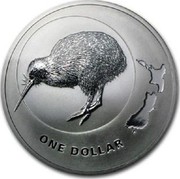 New Zealand One Dollar Icons of New Zealand 2009 (m) Proof KM# 322a ONE DOLLAR coin reverse New Zealand One Dollar Icons of New Zealand 2009 (m) Proof KM# 322a ONE DOLLAR coin reverse