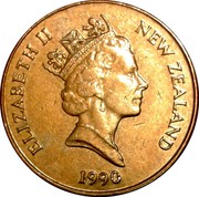 New Zealand One Dollar (Kiwi) KM# 78 ELIZABETH II NEW ZEALAND *YEAR* RDM coin obverse New Zealand One Dollar (Kiwi) KM# 78 ELIZABETH II NEW ZEALAND *YEAR* RDM coin obverse